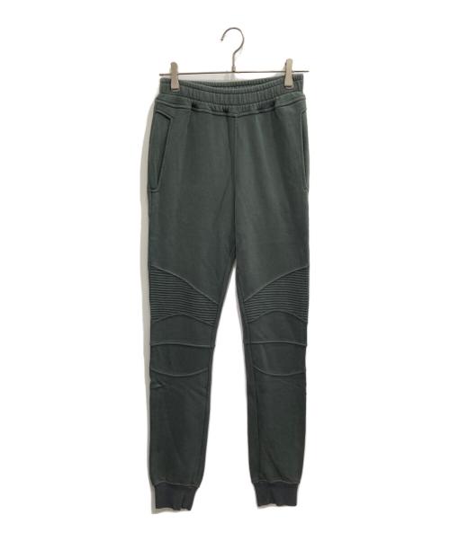 BALMAIN（バルマン）BALMAIN (バルマン) スウェットバイカーパンツ オリーブ サイズ:Sの古着・服飾アイテム