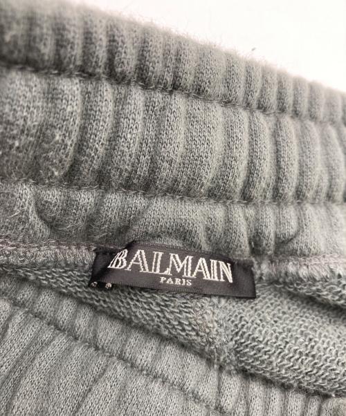 BALMAIN（バルマン）BALMAIN (バルマン) スウェットバイカーパンツ オリーブ サイズ:Sの古着・服飾アイテム