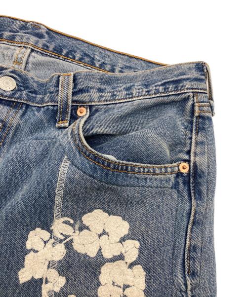 READYMADE（レディメイド）READYMADE (レディメイド) Denim Tears (デニムティアーズ) CTN WREATH DENIM インディゴ サイズ:RANDAMの古着・服飾アイテム