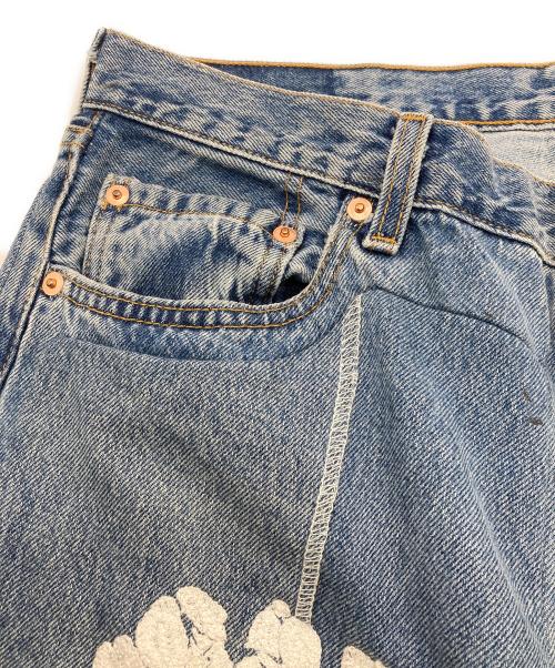 READYMADE（レディメイド）READYMADE (レディメイド) Denim Tears (デニムティアーズ) CTN WREATH DENIM インディゴ サイズ:RANDAMの古着・服飾アイテム