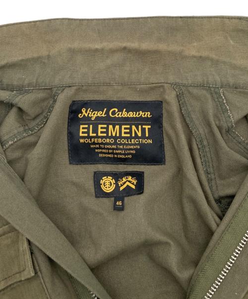 ELEMENT（エレメント）ELEMENT (エレメント) NIGEL CABOURN (ナイジェルケーボン) THE SAWYER COVERALL オリーブ サイズ:Sの古着・服飾アイテム