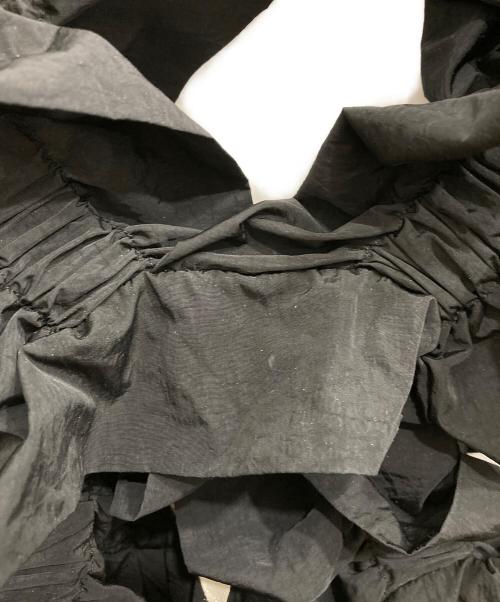 HOUGA（ホウガ）HOUGA (ホウガ) kiki frill vest ブラック サイズ:FREEの古着・服飾アイテム