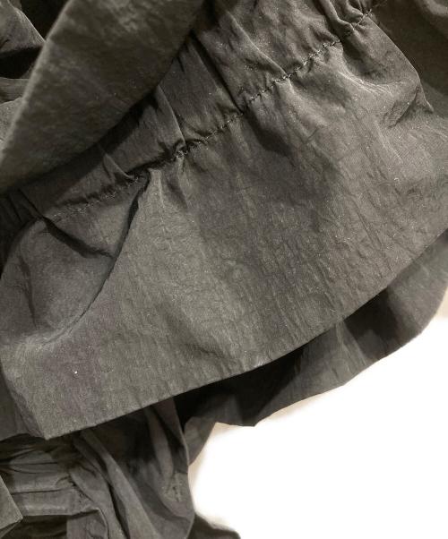 HOUGA（ホウガ）HOUGA (ホウガ) kiki frill vest ブラック サイズ:FREEの古着・服飾アイテム