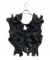 HOUGA (ホウガ) kiki frill vest ブラック サイズ:FREE：15000円