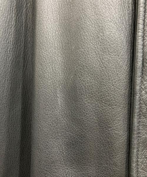 BROOKS BROTHERS（ブルックスブラザーズ）BROOKS BROTHERS (ブルックスブラザーズ) レザーカーコート ブラック サイズ:Lの古着・服飾アイテム