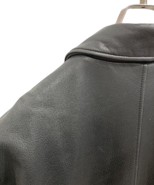 BROOKS BROTHERS（ブルックスブラザーズ）BROOKS BROTHERS (ブルックスブラザーズ) レザーカーコート ブラック サイズ:Lの古着・服飾アイテム