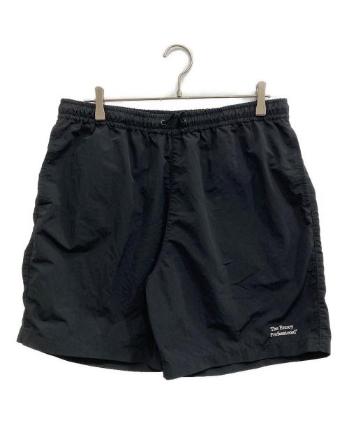 The Ennoy Professional（ザ エンノイ プロフェッショナル）The Ennoy Professional (ザ エンノイ プロフェッショナル) Nylon Short Pant ブラック サイズ:Lの古着・服飾アイテム