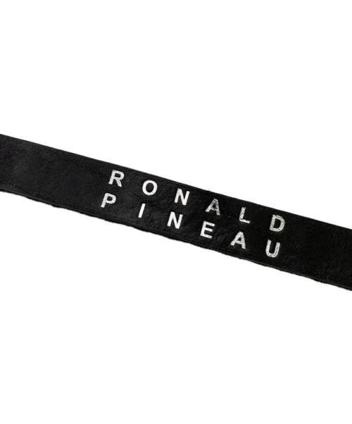RONALD PINEAU（ロナルドピノー）RONALD PINEAU (ロナルドピノー) ナロースタッズベルト ブラックの古着・服飾アイテム