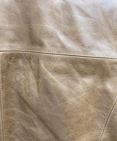 BOLINI（ボリーニ）BOLINI (ボリーニ) カウレザージャケット ブラウン サイズ:50の古着・服飾アイテム