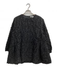 23区（ニジュウサンク）の古着「VERYコラボボタニカル カットジャカード ブラウス」｜ブラック