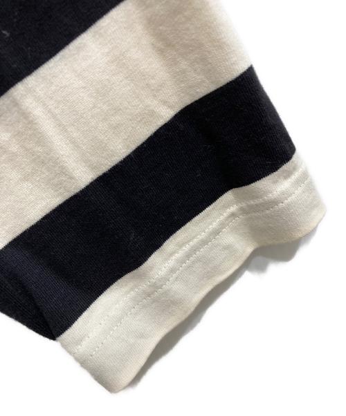 kolor/BEACON（カラービーコン）kolor/BEACON (カラービーコン) swiching border longsleeve t-shirt ブラック×ホワイト サイズ:2の古着・服飾アイテム