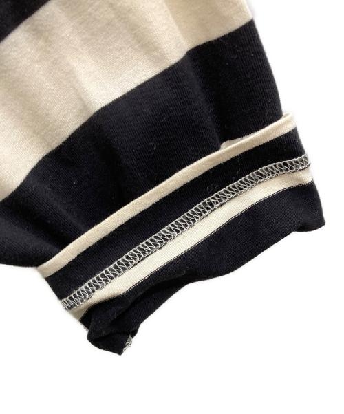 kolor/BEACON（カラービーコン）kolor/BEACON (カラービーコン) swiching border longsleeve t-shirt ブラック×ホワイト サイズ:2の古着・服飾アイテム