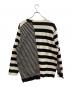 kolor/BEACON (カラービーコン) swiching border longsleeve t-shirt ブラック×ホワイト サイズ:2：12000円
