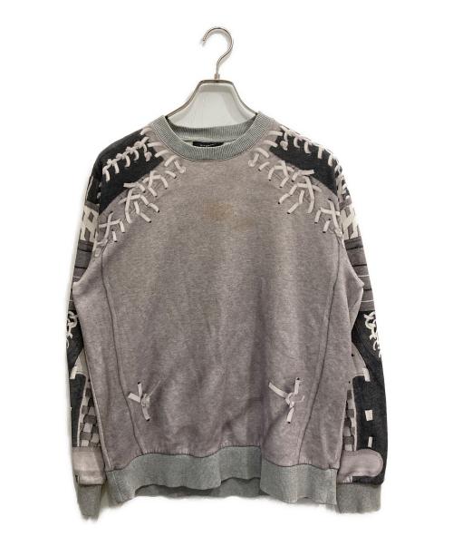 GIVENCHY（ジバンシィ）GIVENCHY (ジバンシィ) 転写プリントスウェット グレー サイズ:XSの古着・服飾アイテム