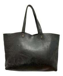 BEAMS×SLOW（ビームス×スロウ）の古着「【別注】SLOW/ TOTE レザートートバッグ」｜ブラック