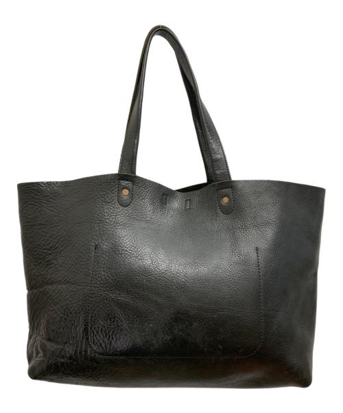 BEAMS（ビームス）BEAMS (ビームス) SLOW (スロウ) 【別注】SLOW/ TOTE レザートートバッグ ブラックの古着・服飾アイテム