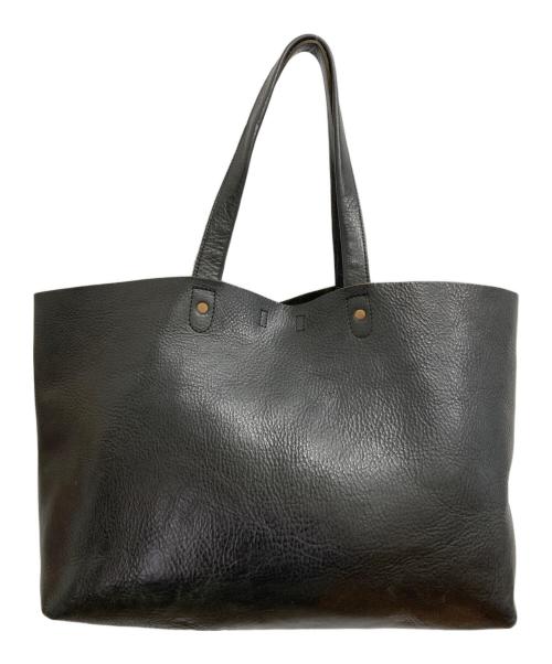 BEAMS（ビームス）BEAMS (ビームス) SLOW (スロウ) 【別注】SLOW/ TOTE レザートートバッグ ブラックの古着・服飾アイテム