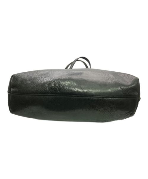 BEAMS（ビームス）BEAMS (ビームス) SLOW (スロウ) 【別注】SLOW/ TOTE レザートートバッグ ブラックの古着・服飾アイテム