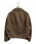 LE17SEPTEMBRE (ル ディセット セプトンブル) チェックショートウールジャケット ブラウン サイズ:34：20000円