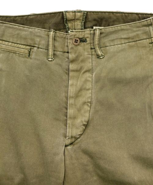 RRL（ダブルアールエル）RRL (ダブルアールエル) ボタンフライチノパンツ オリーブ サイズ:28×30の古着・服飾アイテム