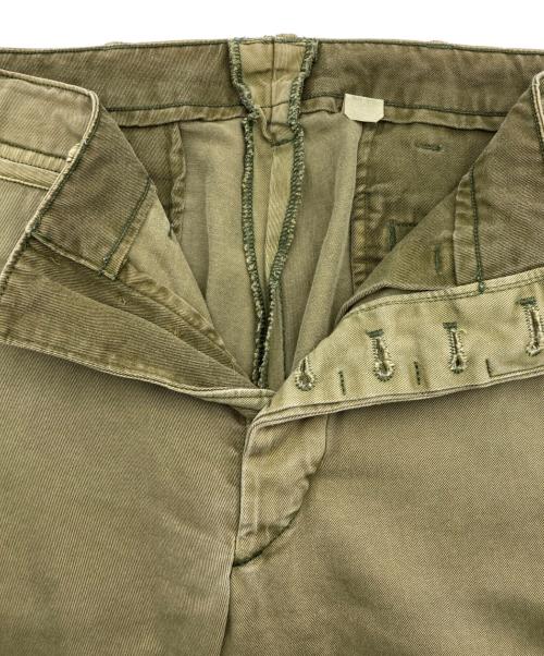 RRL（ダブルアールエル）RRL (ダブルアールエル) ボタンフライチノパンツ オリーブ サイズ:28×30の古着・服飾アイテム