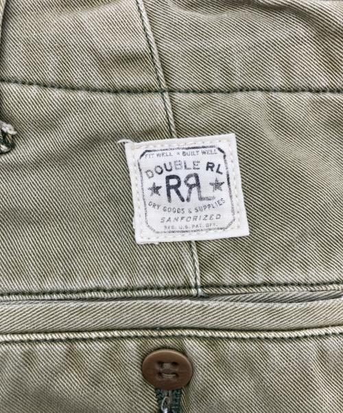 RRL（ダブルアールエル）RRL (ダブルアールエル) ボタンフライチノパンツ オリーブ サイズ:28×30の古着・服飾アイテム