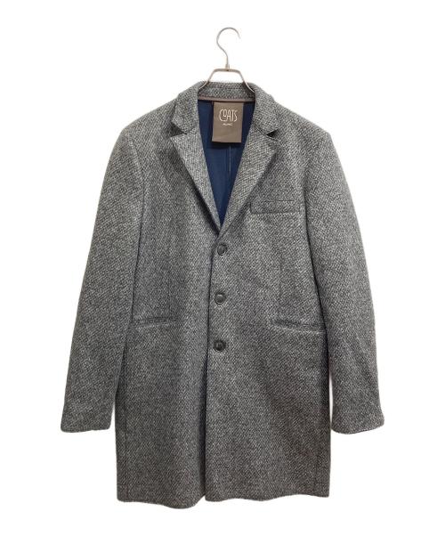 COATS MILANO（コーツ ミラノ）COATS MILANO (コーツ ミラノ) チェスターコート グレー サイズ:52の古着・服飾アイテム