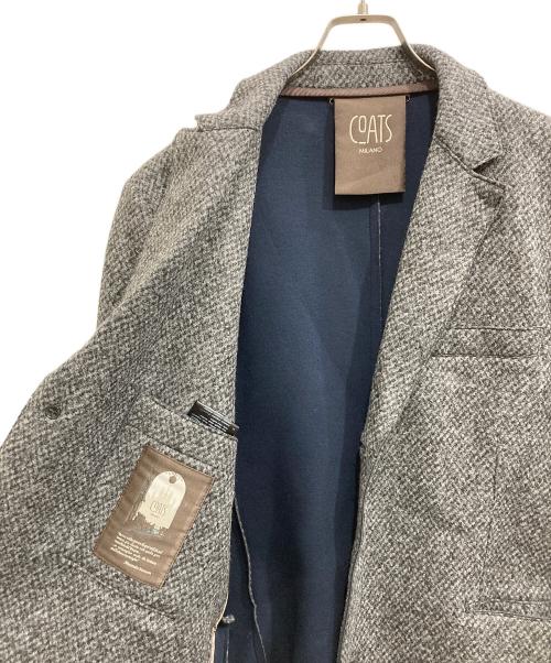 COATS MILANO（コーツ ミラノ）COATS MILANO (コーツ ミラノ) チェスターコート グレー サイズ:52の古着・服飾アイテム