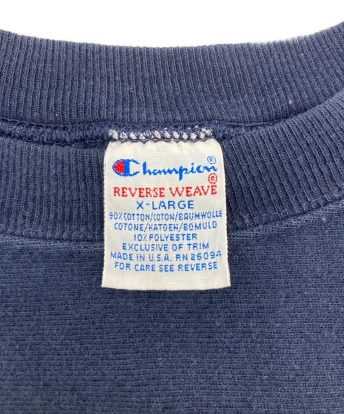 Champion REVERSE WEAVE（チャンピオン リバース ウィーブ）Champion REVERSE WEAVE (チャンピオン リバース ウィーブ) リバースウィーブスウェット ネイビー サイズ:X-LARGEの古着・服飾アイテム