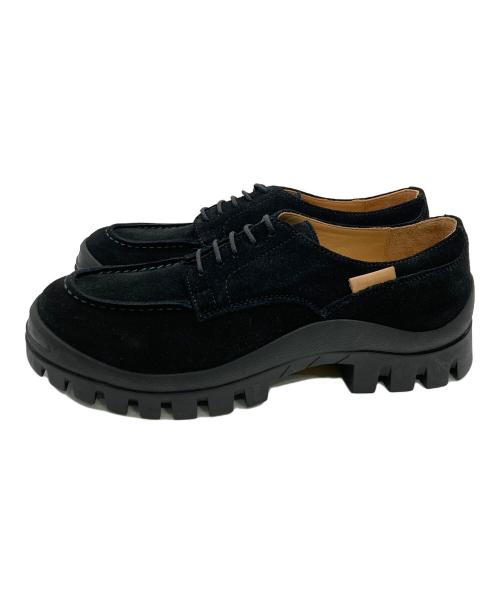 HENDER SCHEME（エンダースキーマ）HENDER SCHEME (エンダースキーマ) スエードダービーシューズ ブラック サイズ:5の古着・服飾アイテム