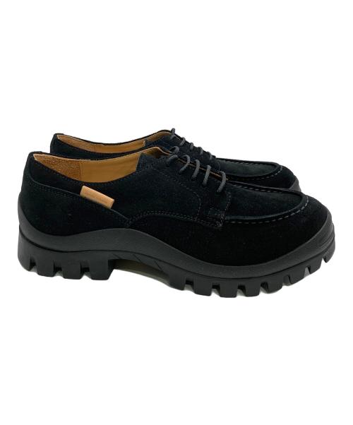 HENDER SCHEME（エンダースキーマ）HENDER SCHEME (エンダースキーマ) スエードダービーシューズ ブラック サイズ:5の古着・服飾アイテム