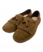 HENDER SCHEMEエンダースキーマ）の古着「タッセルスエードシューズ」｜ブラウン/キャメル