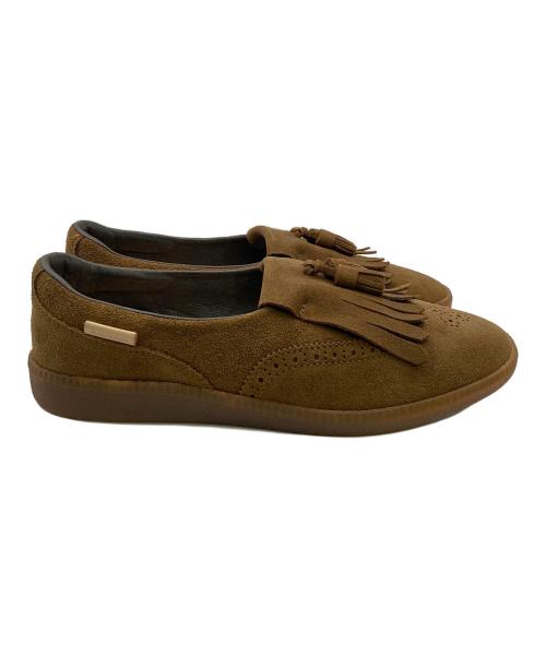 HENDER SCHEME（エンダースキーマ）HENDER SCHEME (エンダースキーマ) タッセルスエードシューズ ブラウン/キャメル サイズ:5の古着・服飾アイテム