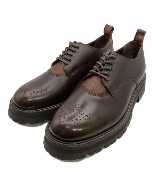 HENDER SCHEME（エンダースキーマ）HENDER SCHEME (エンダースキーマ) ダービーシューズ ダークブラウン サイズ:4の古着・服飾アイテム