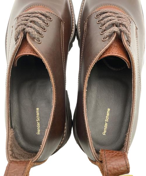 HENDER SCHEME（エンダースキーマ）HENDER SCHEME (エンダースキーマ) ダービーシューズ ダークブラウン サイズ:4の古着・服飾アイテム