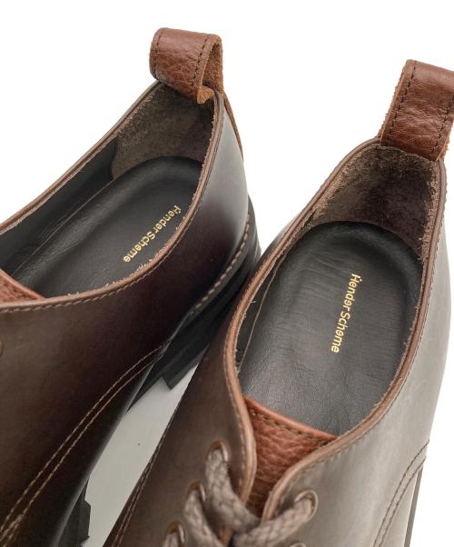 HENDER SCHEME（エンダースキーマ）HENDER SCHEME (エンダースキーマ) ダービーシューズ ダークブラウン サイズ:4の古着・服飾アイテム