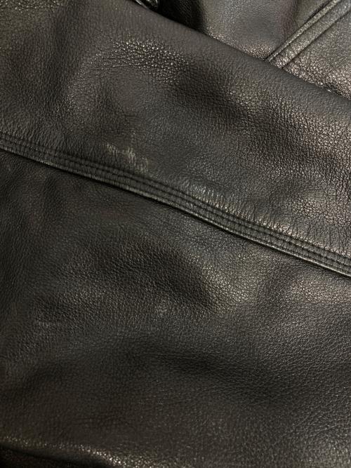 Carhartt WIP（カーハート ワーク イン プログレス）CARHARTT WIP (カーハート ワーク イン プログレス) LEATHER CHORE COAT ブラック サイズ:Lの古着・服飾アイテム