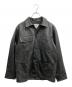 CARHARTT WIP（カーハート ワーク イン プログレス）の古着「LEATHER CHORE COAT」｜ブラック