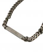 MM6 Maison Margielaエムエムシックスメゾンマルジェラ）の古着「Numeric Necklace Palladio buratatto」｜シルバー