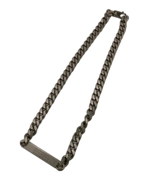 MM6 Maison Margiela（エムエムシックスメゾンマルジェラ）MM6 Maison Margiela (エムエムシックスメゾンマルジェラ) Numeric Necklace Palladio buratatto シルバーの古着・服飾アイテム