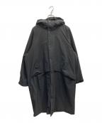ATONエイトン）の古着「ASAKO NYLON HOODED COAT」｜ブラック