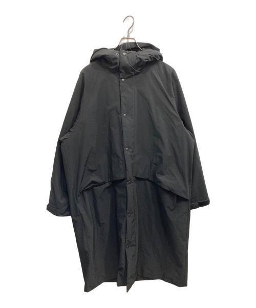 ATON（エイトン）ATON (エイトン) ASAKO NYLON HOODED COAT ブラック サイズ:06の古着・服飾アイテム