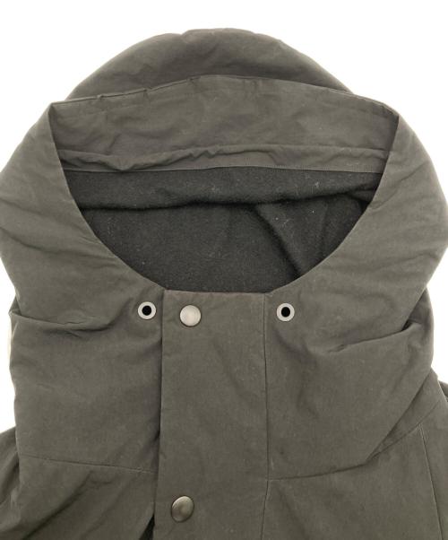 ATON（エイトン）ATON (エイトン) ASAKO NYLON HOODED COAT ブラック サイズ:06の古着・服飾アイテム
