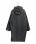 ATON (エイトン) ASAKO NYLON HOODED COAT ブラック サイズ:06：27000円
