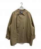 MAISON SPECIALメゾンスペシャル）の古着「プライムオーバーダブルショートコート」｜オリーブ