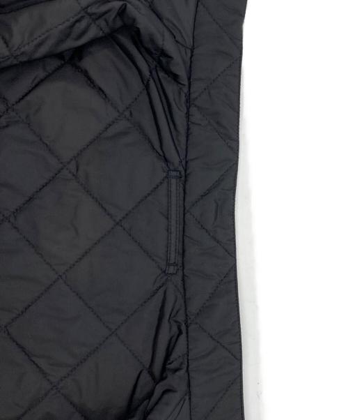 PRADA（プラダ）PRADA (プラダ) 三角プレート付キルティング中綿ジャケット ブラック サイズ:52の古着・服飾アイテム