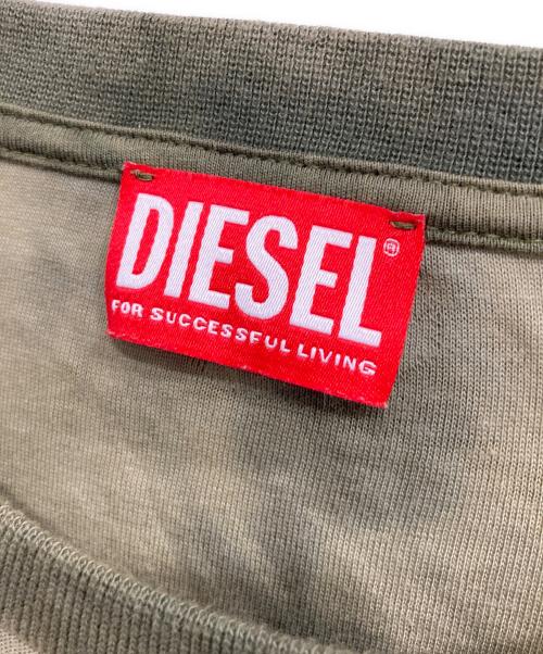 DIESEL（ディーゼル）DIESEL (ディーゼル) T-CRANET-LS オリーブ サイズ:Lの古着・服飾アイテム