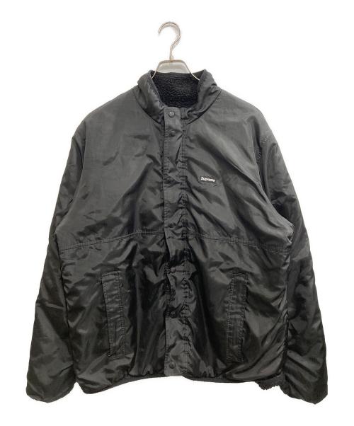 SUPREME（シュプリーム）SUPREME (シュプリーム) REVERSIBLE LOGO FLEECE JACKET/(リバーシブル・ロゴ・フリース・ジャケット) ブラック サイズ:XLの古着・服飾アイテム