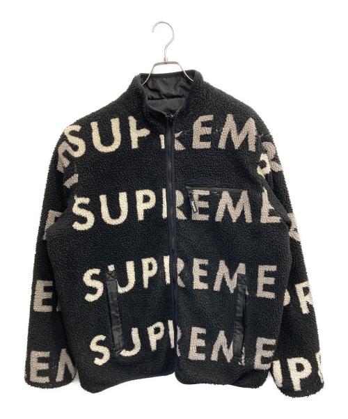 SUPREME（シュプリーム）SUPREME (シュプリーム) REVERSIBLE LOGO FLEECE JACKET/(リバーシブル・ロゴ・フリース・ジャケット) ブラック サイズ:XLの古着・服飾アイテム
