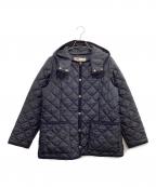 Traditional Weatherwearトラディショナルウェザーウェア）の古着「フード付きキルティングジャケット」｜ブラック